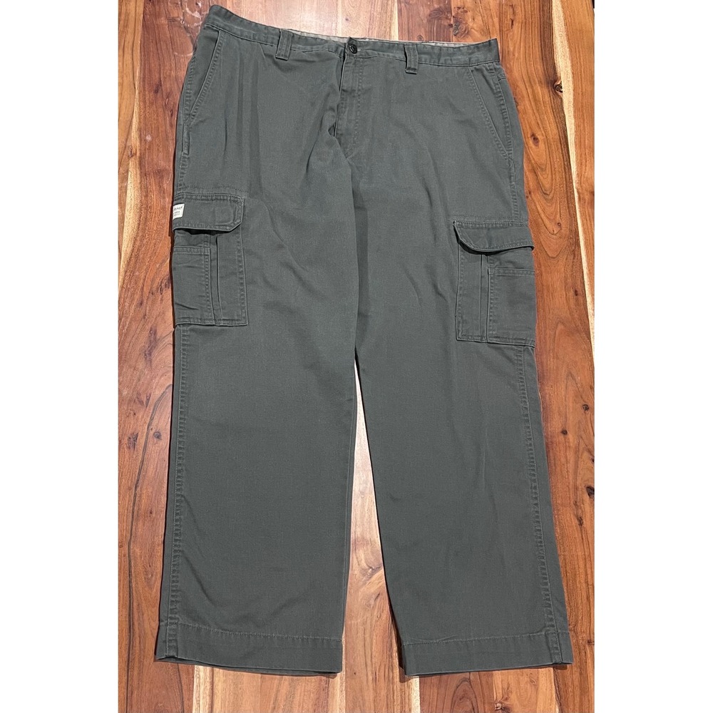 RedHead Mens Olive Green Cargo Pant 42x30 Straight Leg Cotton Blend Outdoor Gear
